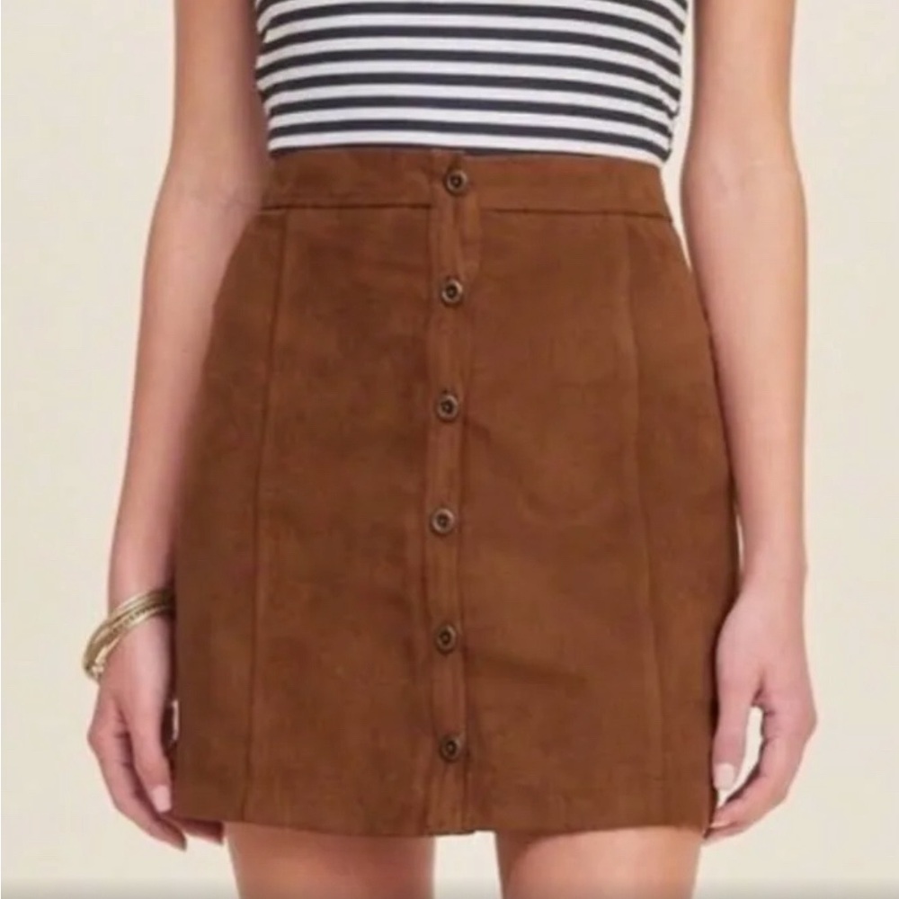 Hollister Suede Look 90s MiniSkirt